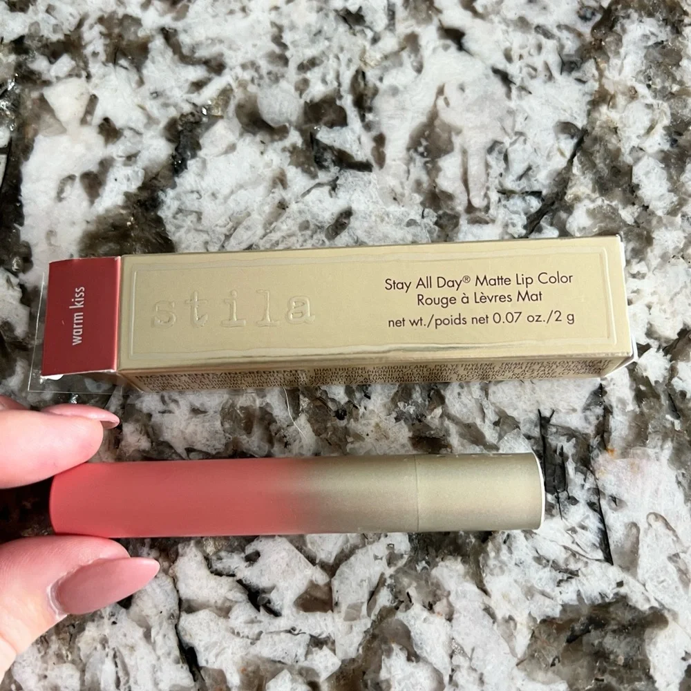 New! STILA Stay All Day Matte Lip Color warm kiss